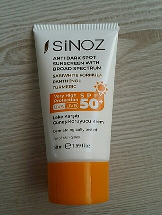 Sinoz Güneş Kremi Leke Karşıtı 