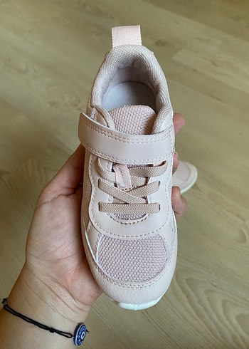 27 Beden pembe Renk Kız Çocuk Pudra Spor Ayakkabı H&M