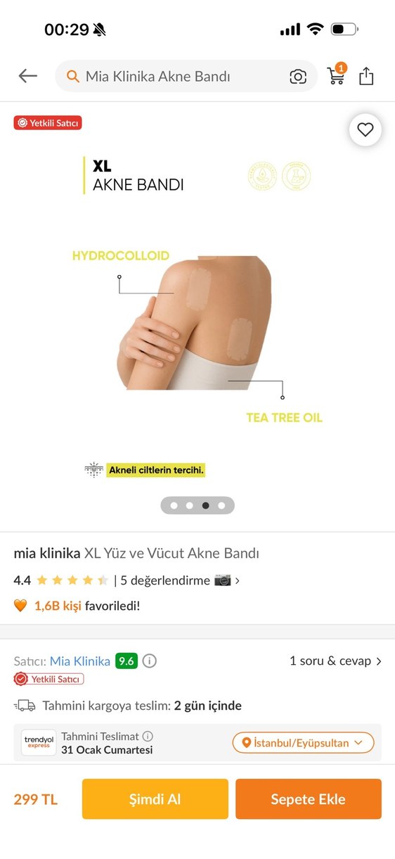 Mia Klinika XL Yüz ve Vücut Akne Bandı 6'lı - Görsel 3