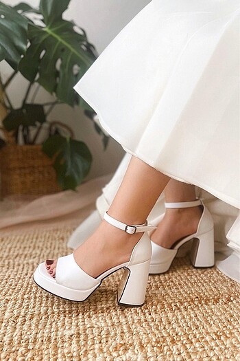 Polka Store Kadın Nikah Düğün Ayakkabısı