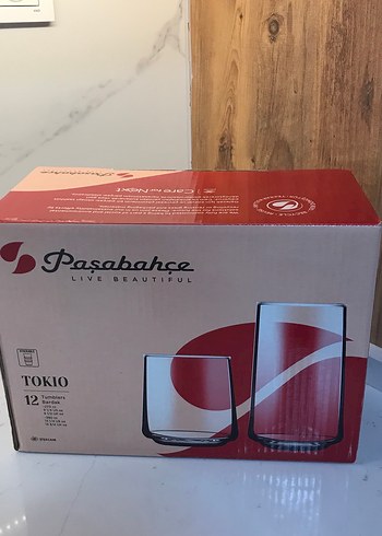 Paşabahçe 12li su bardağı - Görsel 3