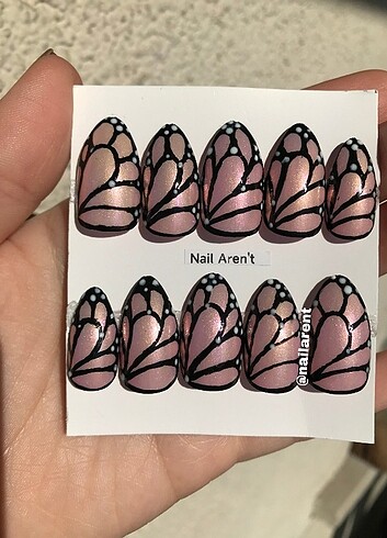 Kalıcı Oje Jel Nail Art Takma Tırnak 