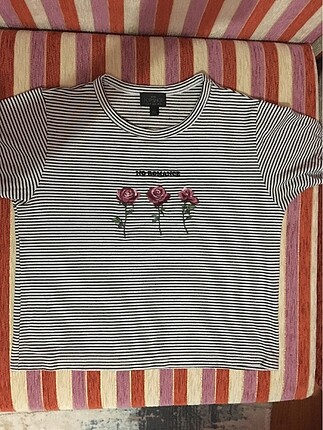 tişört hafif crop model