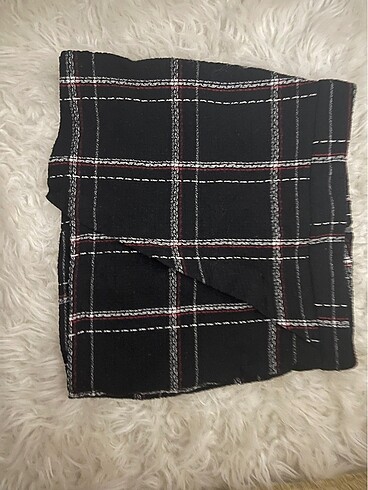 Siyah mini vintage etek