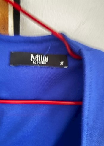 Saks Mavi  Midi likralı Elbise - Görsel 2