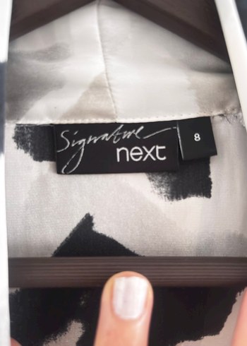 Desenli şık bluz - Görsel 3