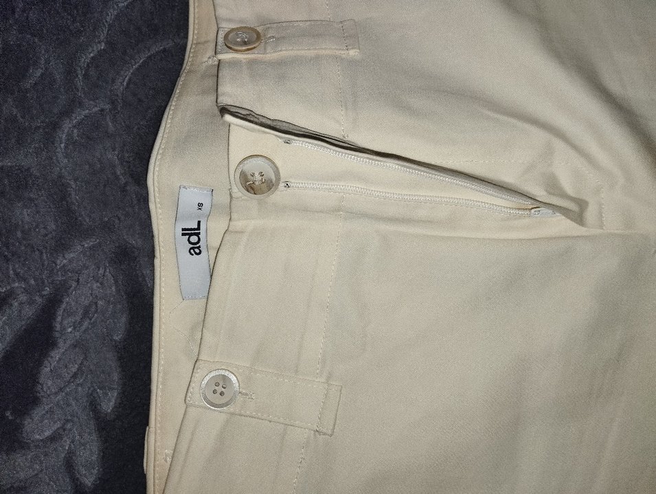 Bej Midi Kadın Kumaş Pantolon - Görsel 5