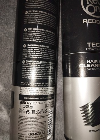 Red One Redone Technic Saç Temizleme Yağı 200ml - Görsel 4