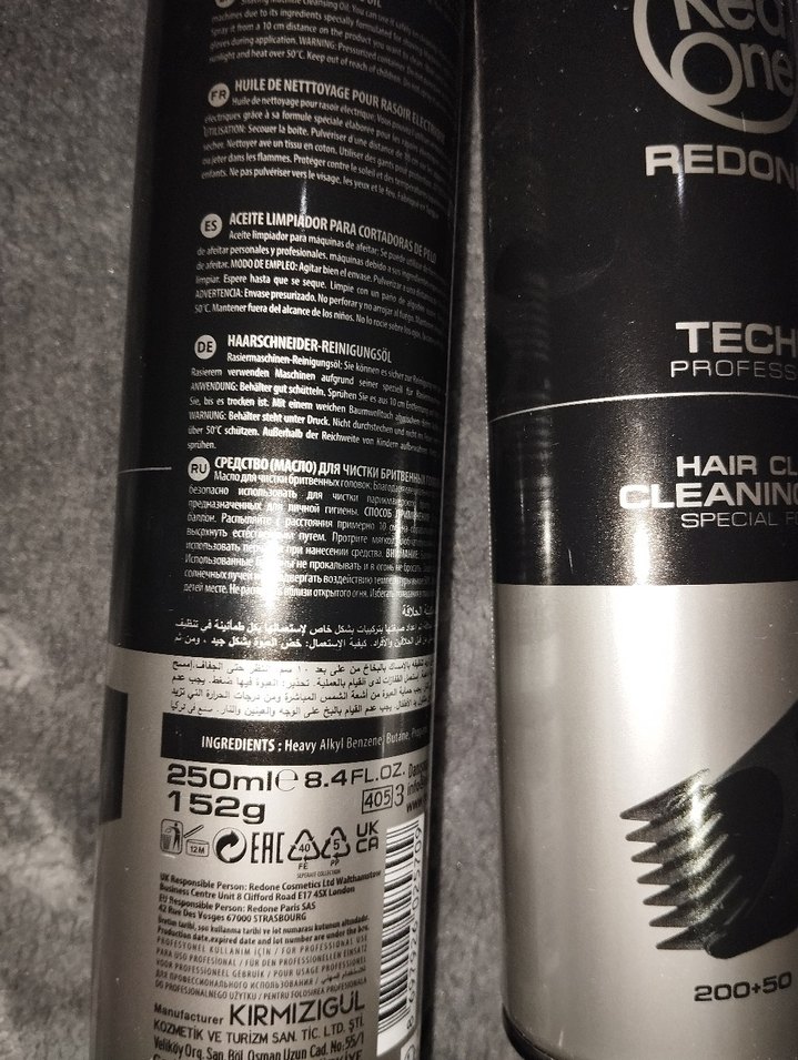 Red One Redone Technic Saç Temizleme Yağı 200ml - Görsel 4