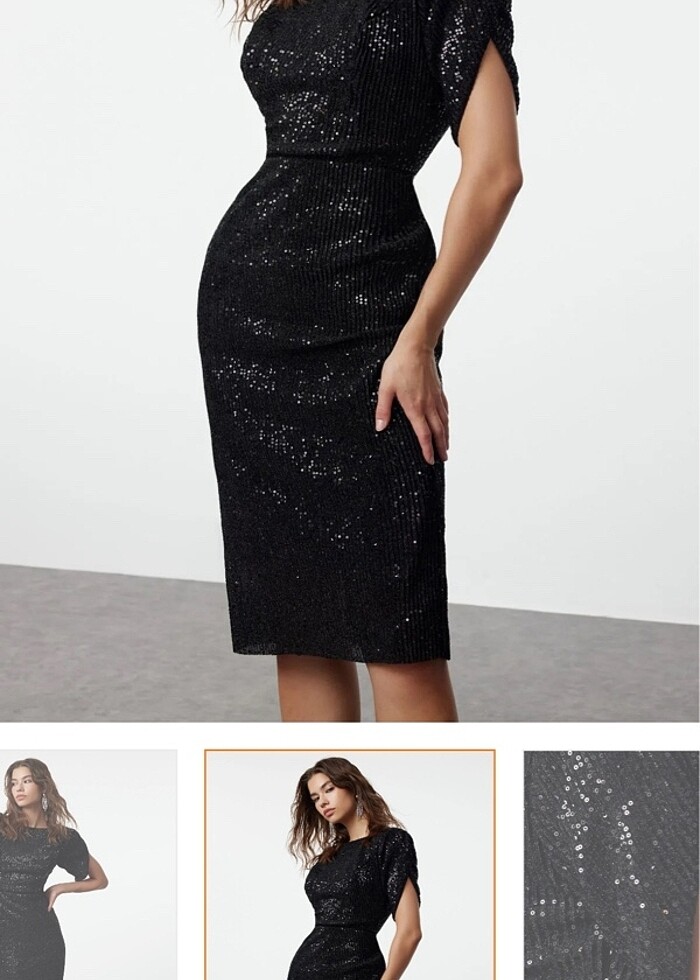 Pullu elbise - Görsel 2