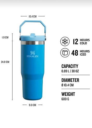 Stanley Iceflow Flip Straw Termos 