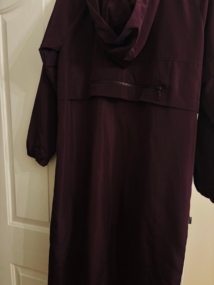 Bordo Yağmurluk - Görsel 4