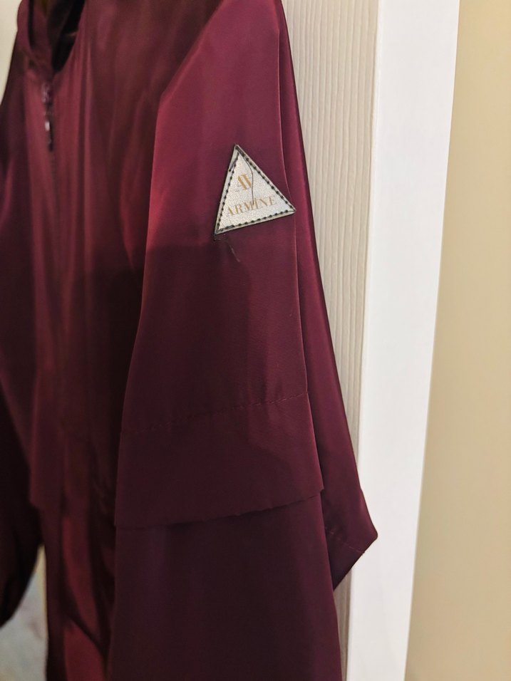 Bordo Yağmurluk - Görsel 3