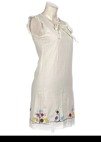 H&M Beyaz Mini Elbise