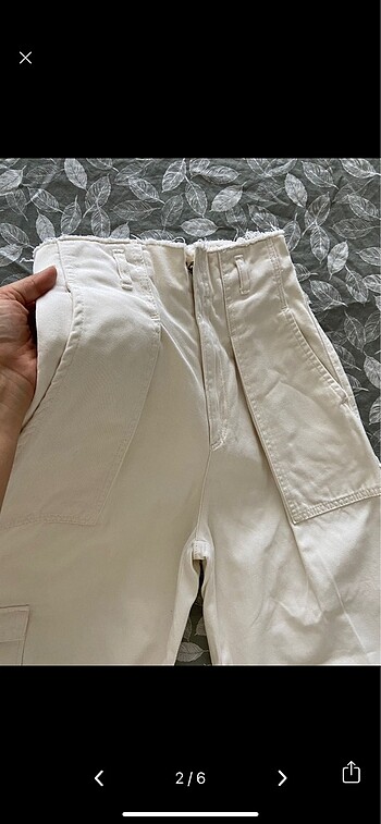 Zara wideleg kargo pantolon