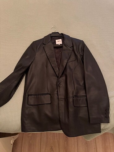 Deri blazer ceket