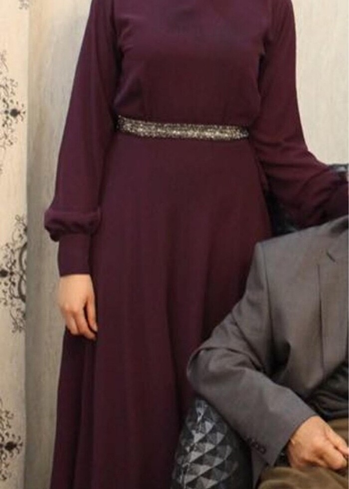 Özel dikim boydan elbise - Görsel 4