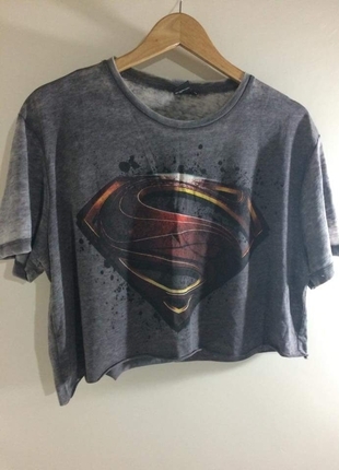 Superman Crop Top