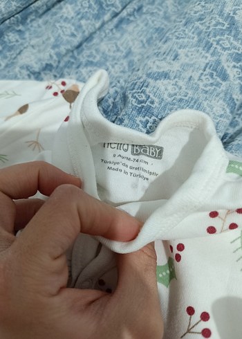 3 Uzun Kollu Bebek Tulum ve 5 adet patikli alt - Görsel 8