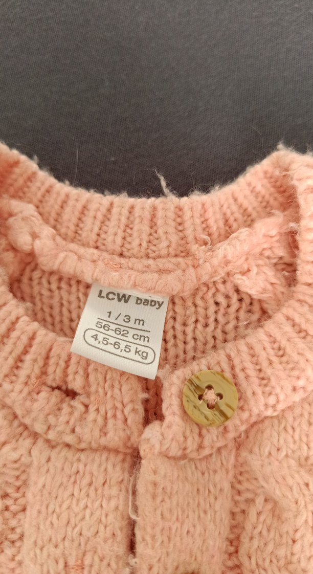 lcw triko bebek hırka - Görsel 5