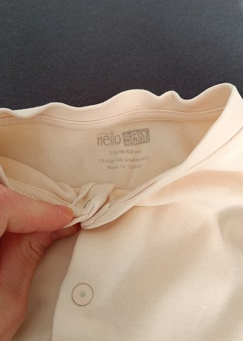 ekru bebek hirka - Görsel 2