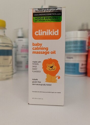 Clinikid Rahatlatıcı Masaj yağı 