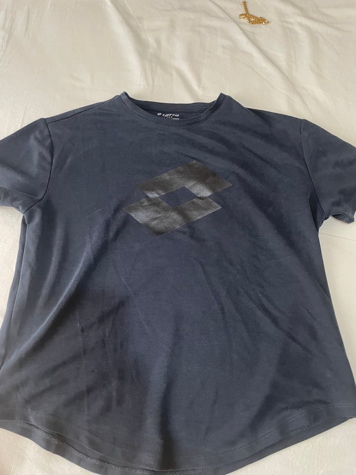 Siyah kadın Kısa Kollu Baskılı Tişört - Görsel 2