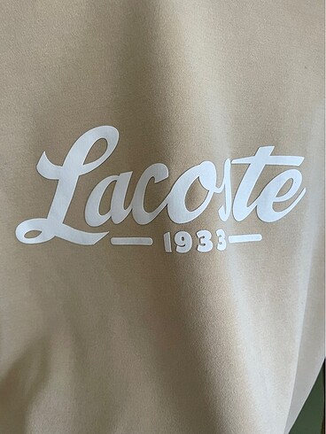 s Beden Lacıste sweat s beden modal kumaş
