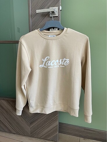 s Beden ten rengi Renk Lacıste sweat s beden modal kumaş