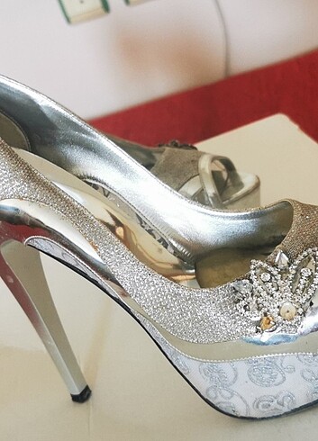 40 Beden gri Renk Yuksek platform