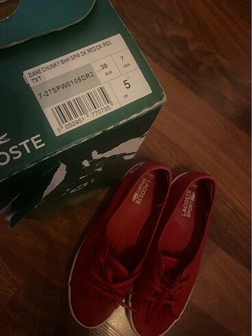 Lacoste ayakkabı 38 - Görsel 2