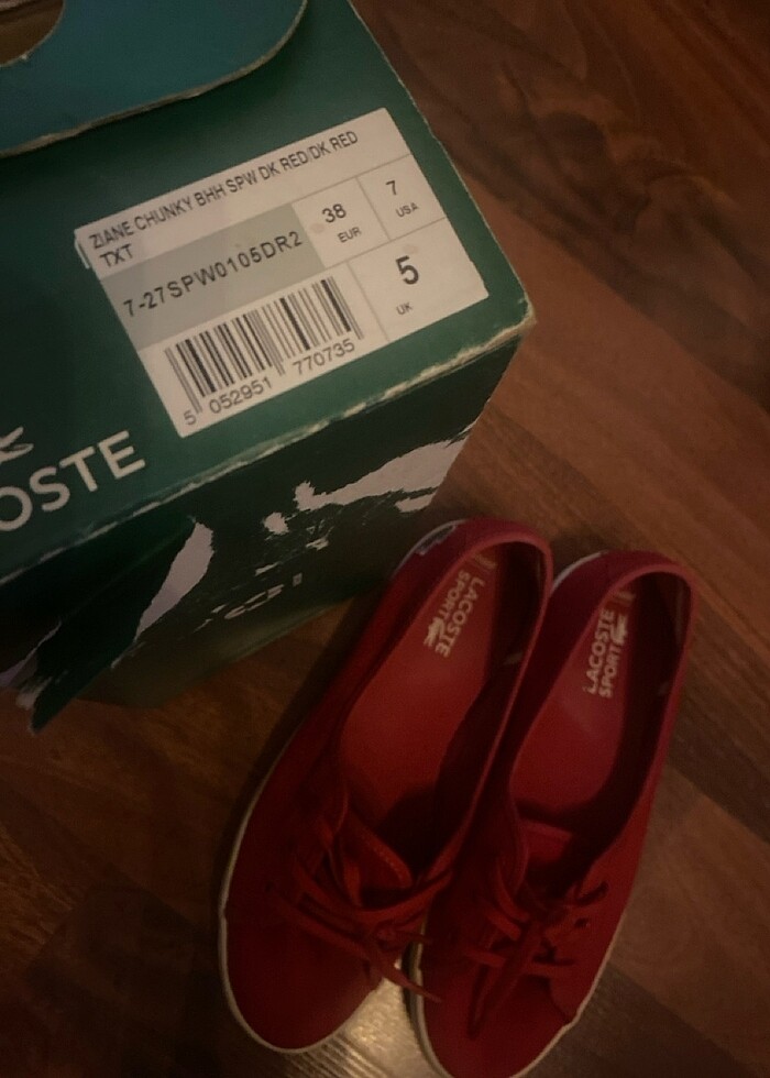 Lacoste ayakkabı 38 - Görsel 2