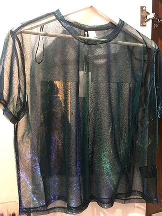 Transparan H&M tşört 