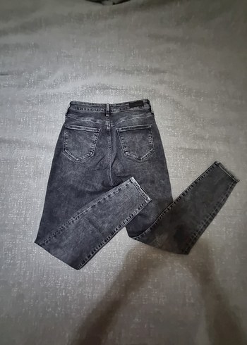 Gri Kadın Denim Dar Kesim Jean - Görsel 2