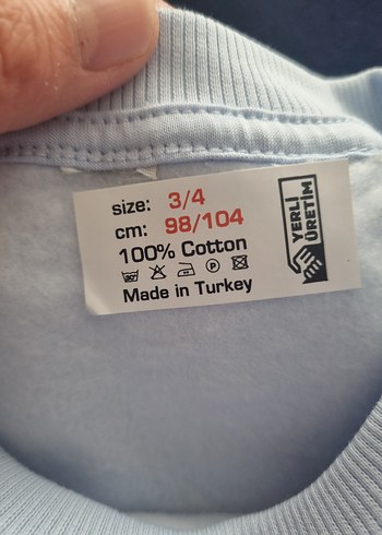 H&M Elsa pullu elbise detaylı swearshirt 2/3 yaş - Görsel 3