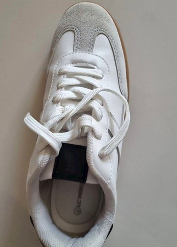 38 Beden Beyaz Gri Street Wear Spor Ayakkabı