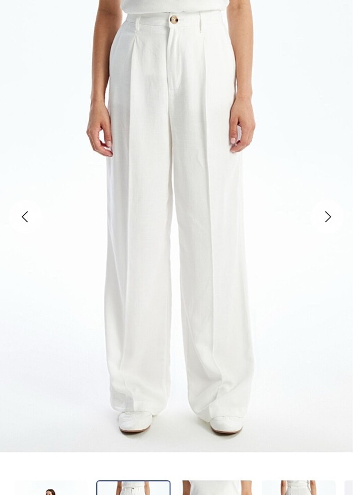 keten pantolon - Görsel 2