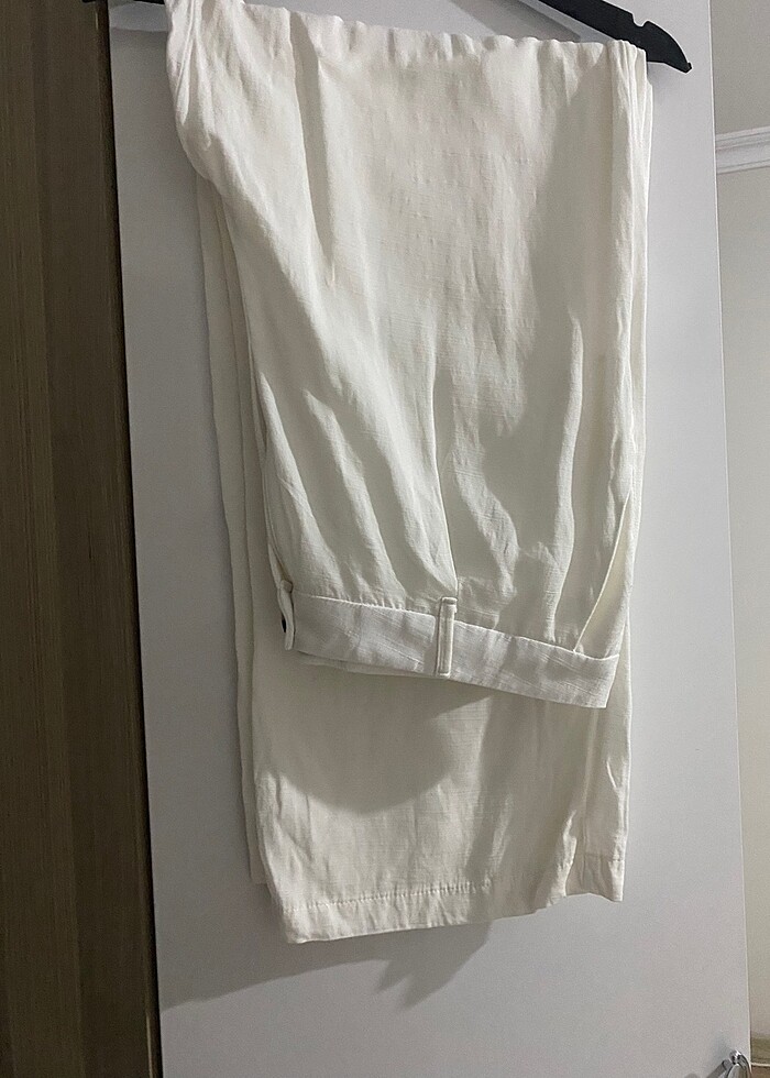 keten pantolon - Görsel 3