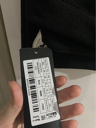 44 Beden siyah Renk trendyolmilla kumaş pantolon