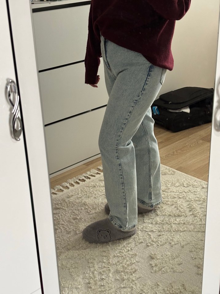Açık Mavi Straight Jeans - Görsel 2