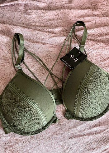 Nakışlı Gri Bohem Sütyen - Görsel 2