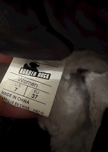 Rubber Duck Kar botu Siyah
