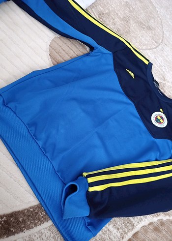 Mavi Spor Erkek Sweatshirt, Uzun Kollu, Velcro