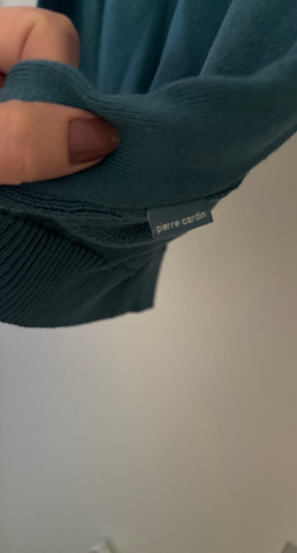 Yeşil Yünlü  Erkek Kazak - Görsel 4