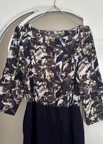 Kamuflaj Desenli Uzun  Elbise - Görsel 2