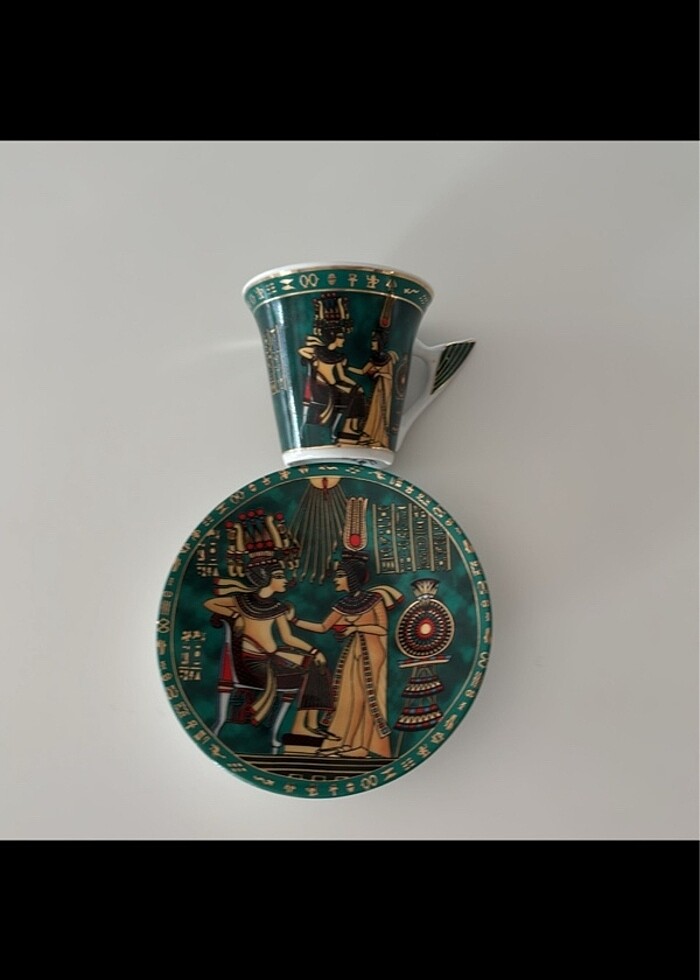 MISIR FİGÜRLÜ FİNCAN - Görsel 2