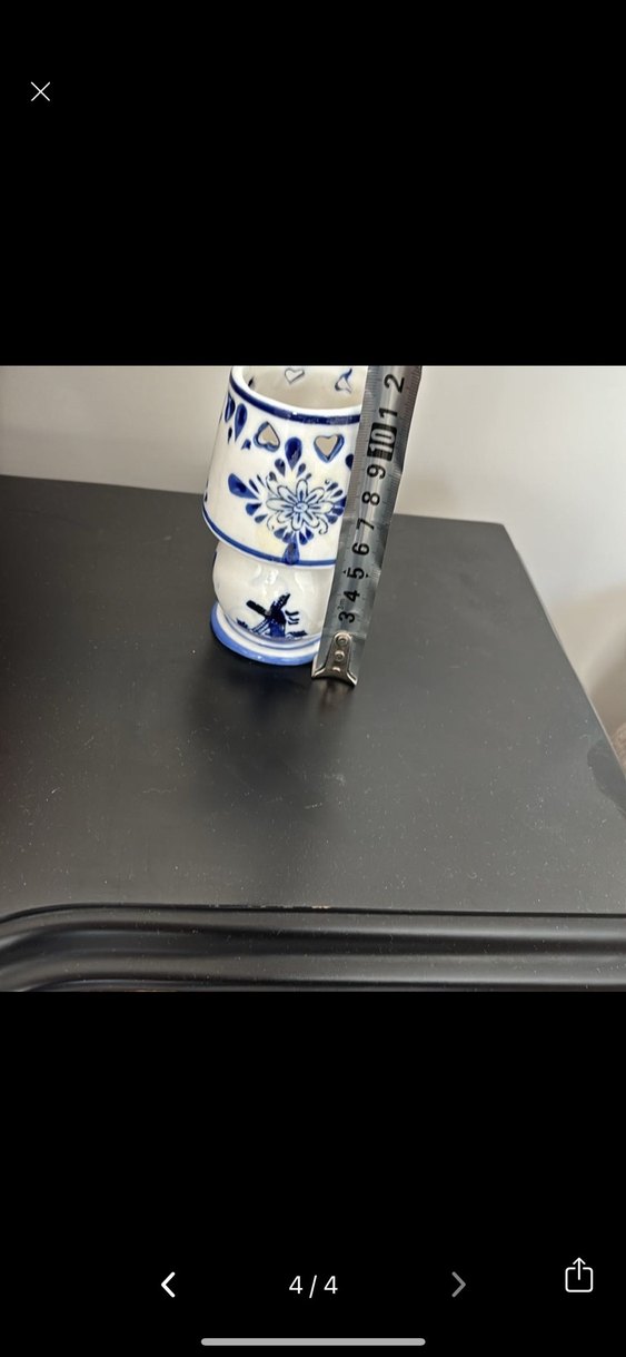 Blue Blanc Desenli porselen Mumluk - Görsel 3