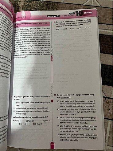 indeks meb ags tüm dersler yedili deneme