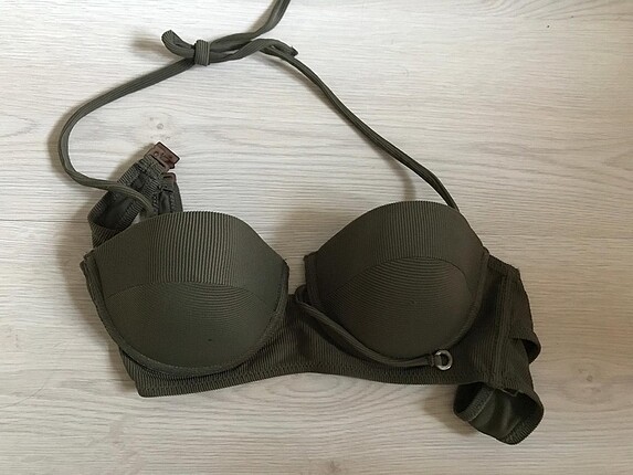 Haki bikini üstü