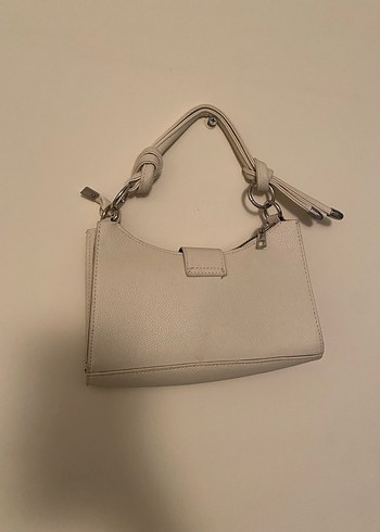 Bej Deri Tokalı Modern Klasik  Çanta - Görsel 2